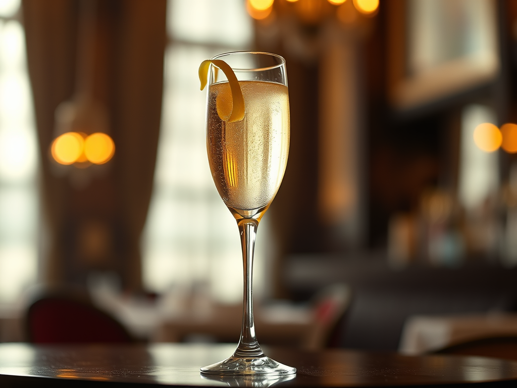 Casablanca French 75 Cocktail Recipe - HungryForever Food Blog